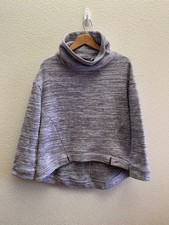 ANTHROPOLOGIE Saturday Sunday Hilo Funnel Neck Pullover Cowl Neck Sweater Small
