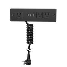 Furniture Drawer Outlet, Recessed Power Strip with 3 PD 20W USB Ports Fast ...