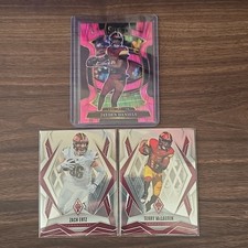Commanders Jayden Daniels Zach Ertz Terry McLaurin NFL Card Lot