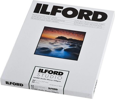 ILFORD STUDIO Satin 250 gsm/10Mil A2-420 mm x 594 mm 50 Blatt 