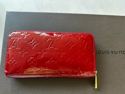 Louis Vuitton Zippy Long Wallet (Vernis Pomme d'Amour) top Farbe