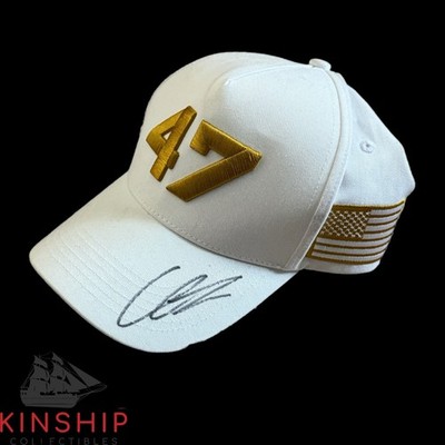 Charlie Kirk signed Trump MAGA 47 Hat JSA LOA Rare Turning Point