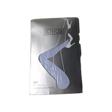 Women's 80Den Footed Tights Opaque Baby Blue S/M 90-121 lbs NEW