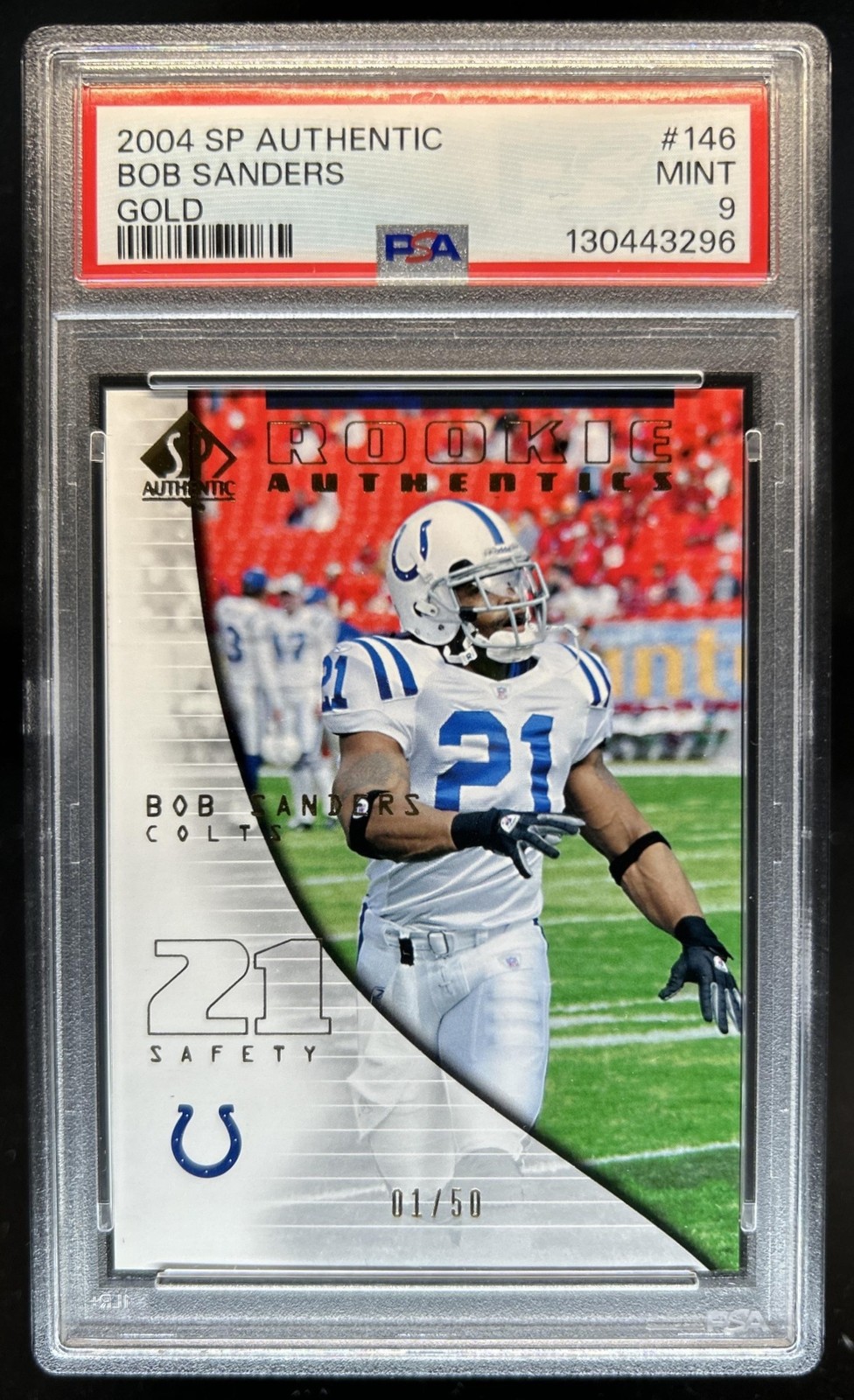 Bob Sanders SP Authentic #146 Gold