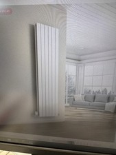 Reina Casina Vertical Double Panel White / Anthracite Finish Aluminium Designer