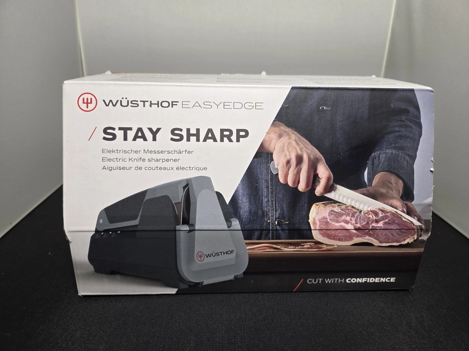 Electric Knife Sharpener Wusthof Easy Edge Model CPE3-WU-CMTested & Works!