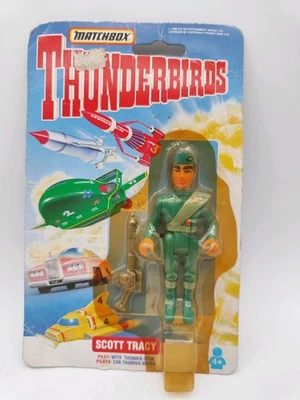 Vintage Thunderbirds Scott Tracy Matchbox figure - Photo 1/4