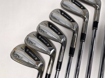 Callaway Apex TCB 24 Raw Iron Set 4-PW Project X LZ 6.0 120g Stiff