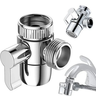 M22 M24 Faucet Diverter Valve Tap Splitter Adapter Kitchen Sink Shower Connector