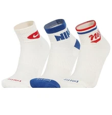 Nike Dri Fit Everyday Plus Ankle Socks 3 Pairs Size L Sox HJ9340 901 New