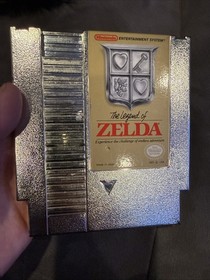 The Legend of Zelda (Nintendo NES, 1985) GOLD  Cartridge Only, Tested/Working ￼