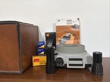 Kodak Ektagraphic AF-2 Carousel Slide Projector W Remote Tested Extra LENS BULBS