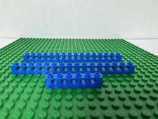 LEGO 3703 & 3984 Technic Blue Pieces - 1x16 1x6