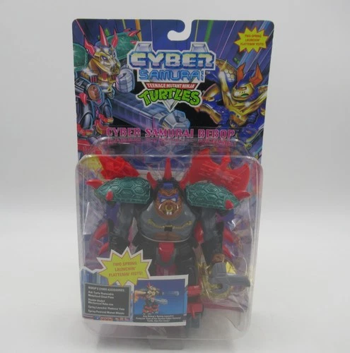 TMNT Cyber Samurai Bebop 1994 Playmates MOC Sealed Vintage Figure