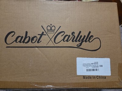 Cabot & Carlyle Luxury Bathtub Caddy Tray Bamboo Wood New Sealed