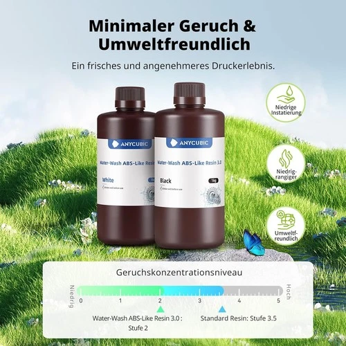 5/10KG ANYCUBIC Water-Wash ABS-Like Resin 3.0 405nm UV Resin LCD 3D Drucker Harz