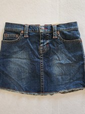 Tommy Jeans Classic Blue Denim Mini Skirt Vintage Y2k Vibes Size 5