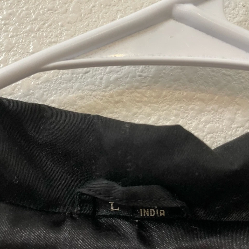 Corvette Bomber Chaqueta Negro Grande Foto 4 de 4