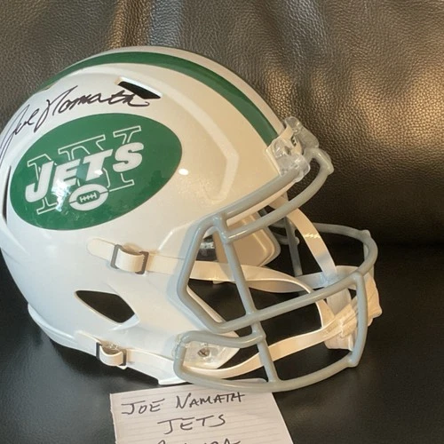 Joe Namath New York Jets Autographed Original Football Helmet BAS