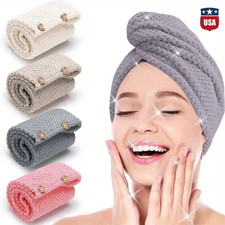 Microfiber Hair Towel Quick Dry Hair Towel Hair Drying Towels Suitable for All