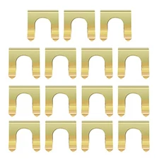 15 Pcs U Shape Brake Line Clips Metal Brake Line Clips Brake Hose Clamps