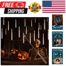 Flickering White Floating Candles with 6/18H Timer - Perfect for Celebrations