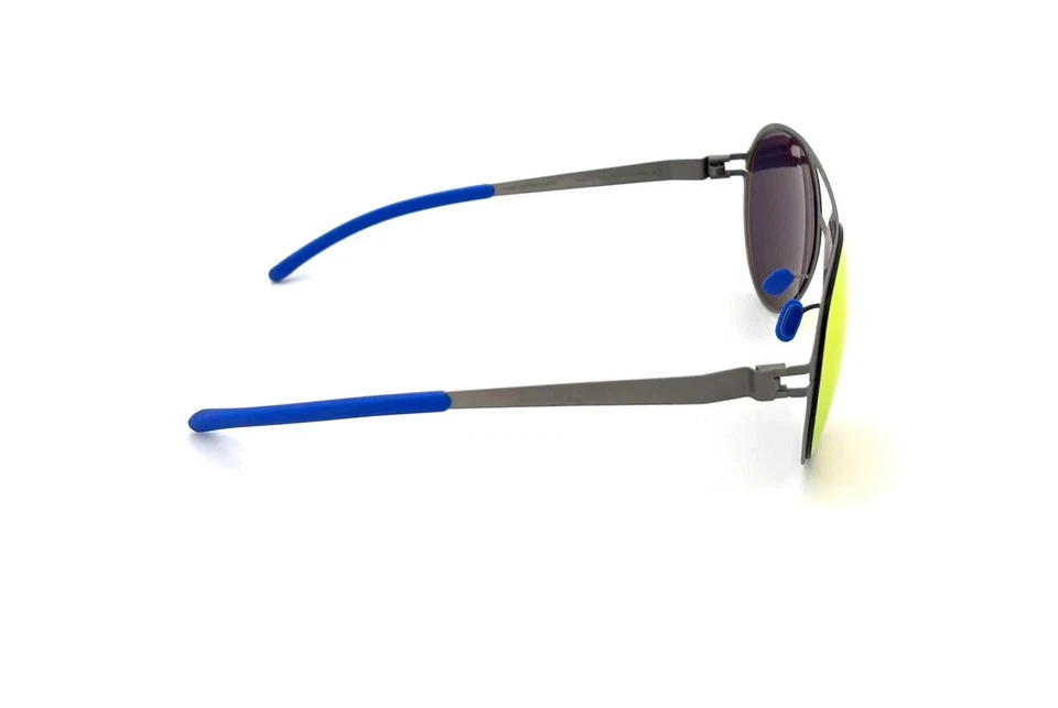 NUEVO Gafas de sol Mykita x Bernhard Willhelm SEPP-F64 marco gris naranja lentes tonos Foto 4 de 4