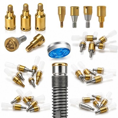 Multi-Brand Tapered Titanium Locator Abutment Fits Hiossen Nobel Zimmer MIS Adin