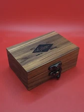 Custom Gillette Safety Razor Case. Handmade. Solid Teak Wood Box.