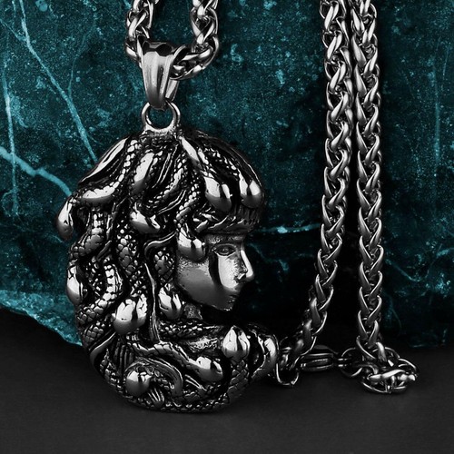 Stainless Steel Retro Greek Myth Medusa 