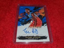 2021-22 TOPPS INCEPTION OVERTIME JAYLEN MARTIN RC BLUE AUTO CARD 05/25