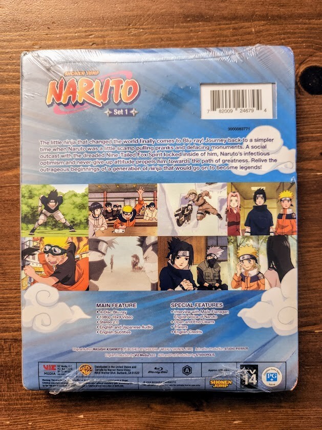 NARUTO セット Naruto - Set 1 (Box Set) [Blu-ray] - Walmart.com