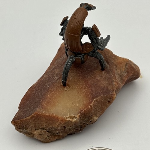 Custom Star Wars Micro Machines Droideka Droid On Red Rock - Picture 3 of 8