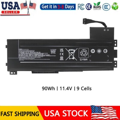 VV09XL Laptop Battery For HP ZBOOK 15 G3 G4 17 Series 808452-001 808452-002 90Wh