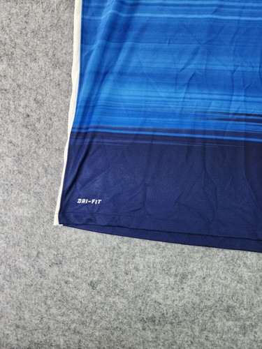 Nike Jeasey Mens Medium Blue Embroidered 2015 USA Soccer Team USMNT - Picture 5 of 9
