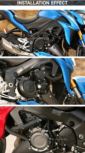 Frame Hole Cover Caps For Suzuki GSX-S1000 GSX-S1000F GSX-S1000GT GSXS1000 2015- - Picture 15 of 16
