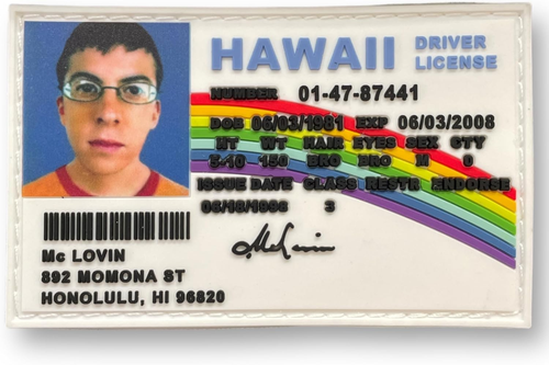 Mclovin Superbad Creative Humor Military Tactical Morale Patch - Funny Tactical - Picture 12 of 12
