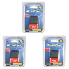 Replacement Battery FOR CANON NB-1L NB-1LH NB1L PowerShot S300 (3PK)