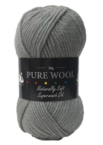 Cygnet PURE WOOL Knitting Yarn / Wool - 50g Superwash DK Knit Ball - 26 Shades - Picture 15 of 24