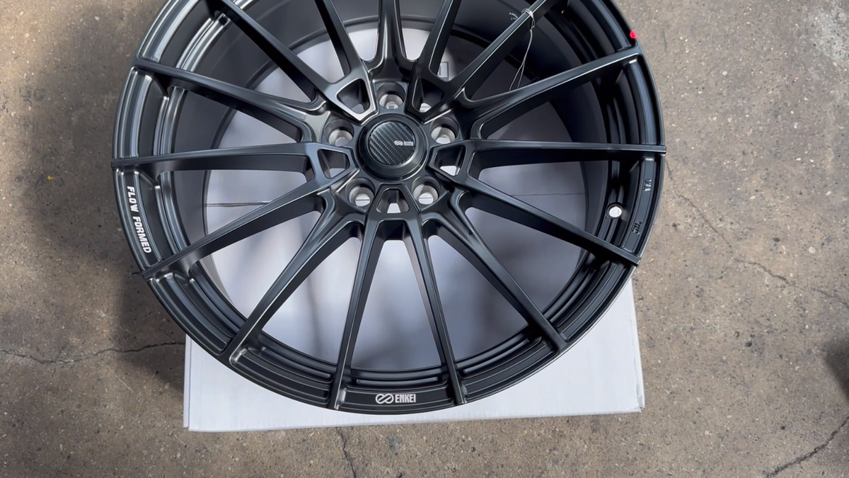 New 19x8.5J ENKEI FC01 MATT BLACK (4 Wheel) 5x114.3 Honda Toyota