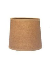 Oiled Parchment 6 Inch Tapered Drum Clip On Chandelier Shade 5x6x5