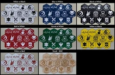 MtG Counters - 13 Pieces | Plastic or Wood | Laser Engraved