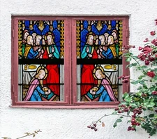 3D Prince Noble A680 Window Film Print Sticker Cling Stained Glass UV Zoe