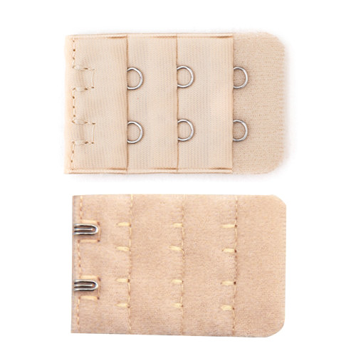 3 x BH Extender Verlängerung 2 Haken Design Farbe schwarz weiß nude/beige - Bild 3 von 10