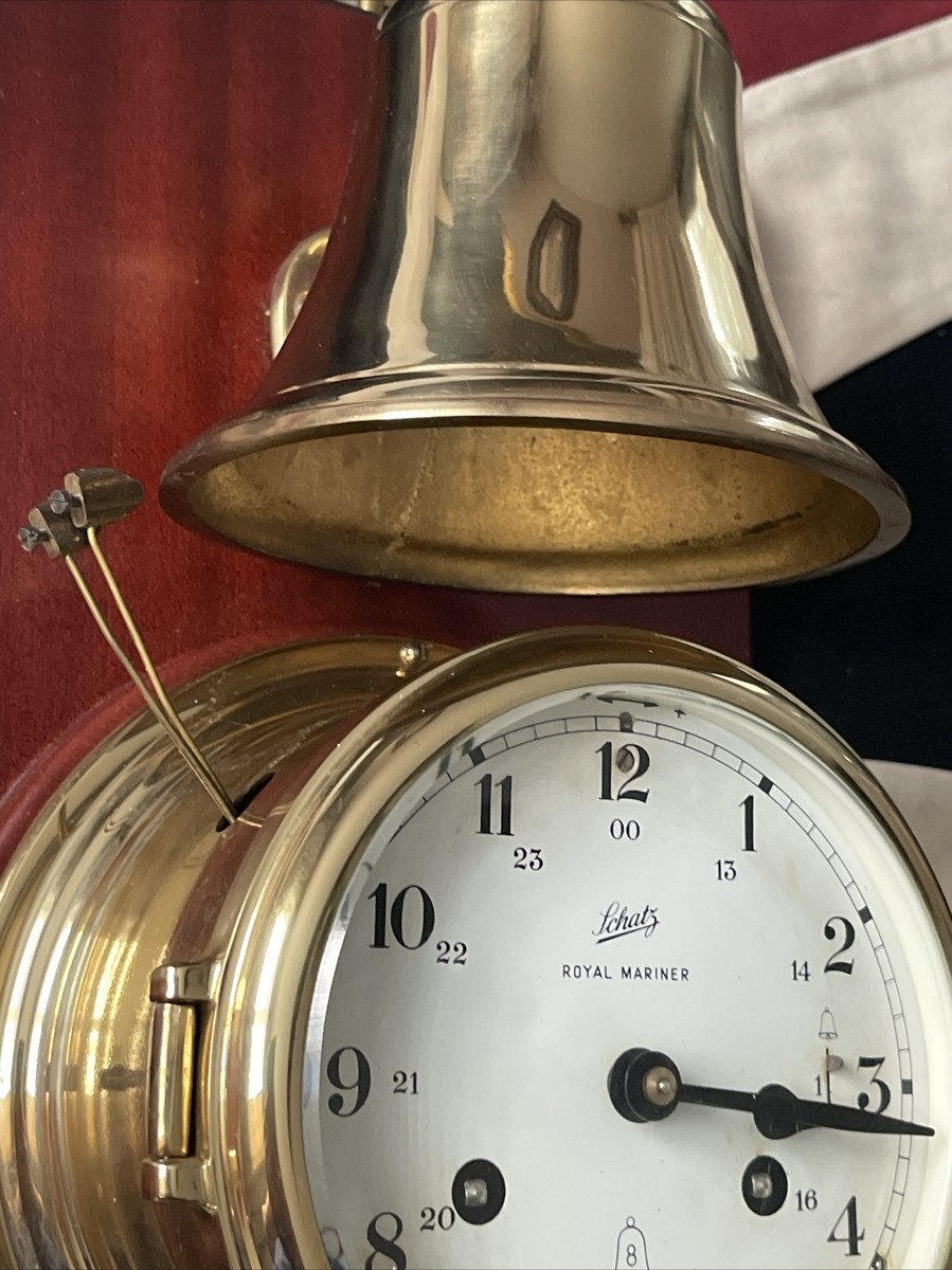Vintage Schatz Royal Mariner And Ship Bell Made In Germany. Sold