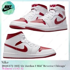 Nike Air Jordan 1 Mid Reverse Chicago BQ6472-161 Women's US5-12 NEW