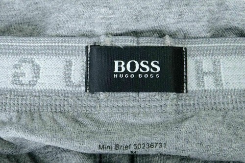 Ropa interior gris para hombre Hugo Boss 5023671 talla S $45 nuevos con etiquetas - Imagen 6 de 7