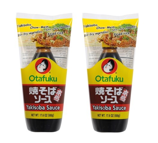 Yakisoba Sauce Doppelpack: 2 x 500g Otafuku Würzsauce Soba Nudeln Bratnudeln