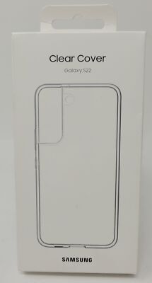 Samsung Clear Cover Case for Samsung Galaxy S22, EF-QS901, Original