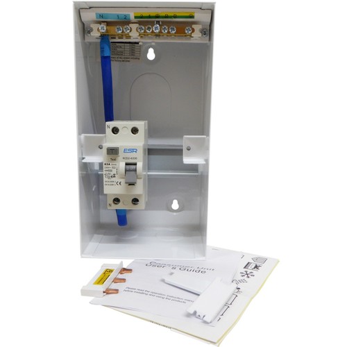 2 Way Metal Consumer Unit with 63A RCD and Choice of MCB - Picture 2 of 11